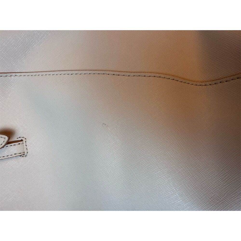 Tory Burch Women's Light Beige Leather Tote Bag Casual Saffaino  Blush beautiful - Picture 11 of 14